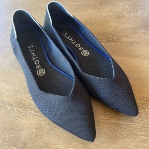 Rothy’s The Point size 9.5 black - great condition
